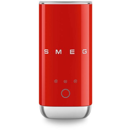 Smeg Mini-mjölkskummare, röd | Kaffe > Mjölkskummare | Bagaren och Kocken