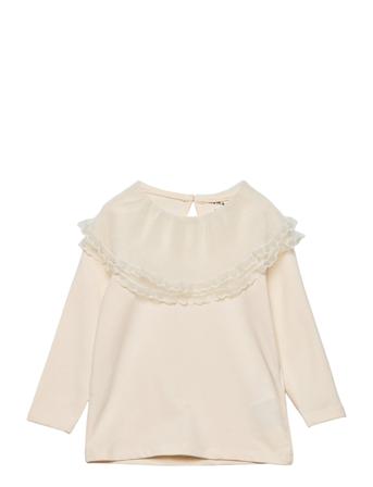 Nmfromen Ls Top T-shirts Long-sleeved T-shirts Creme Name It