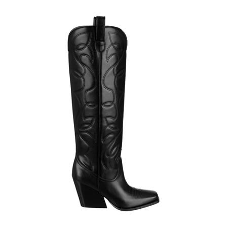 Stella McCartney, Cowboy Boots Zwart, Dames, Maat:37 EU