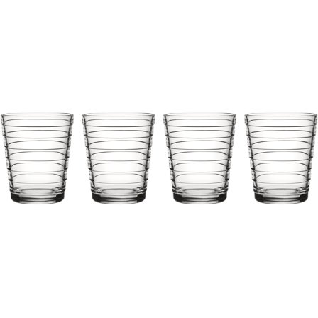 Iittala Aino Aalto Glas 22cl 4 stk, Klar | KitchenOne