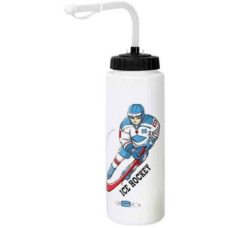 1000ml jääkiekkopullo kannettava suuri kapasiteetti jalkapallo lacrosse pullo urheilupullo B