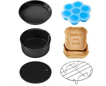 Cosori KOSA0008EUN 6 pcs. Accessories Set - Tillbehörspaket till airfryer