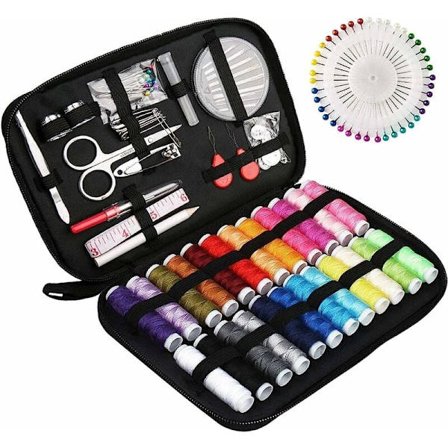 B24 Pearl Needle Portable Sewing Kit Hemma Sykit och Kit med Hem Sytillbehör