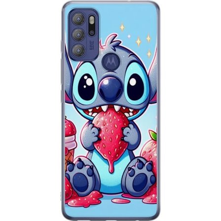 Kompatibel Mobilcover til Motorola Moto G60S Stitch jordbær