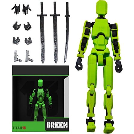 T13 Actionfigur, Titan 13 3D-trykt Actionfigur, Lucky 13 Actionfigur, Nova 13 Actionfigur Dummy 13 Actionfigur
