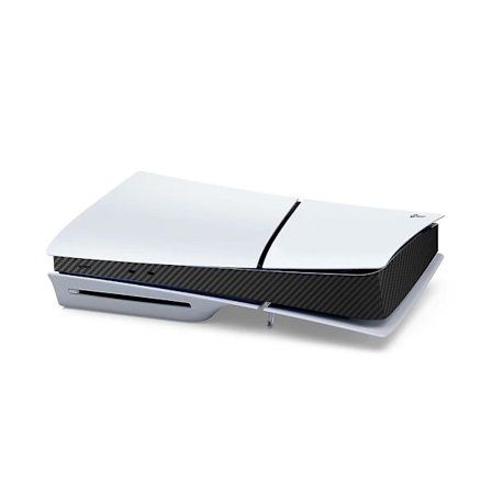 Ps5 Slim Konsol Mellan Skin, Kolfiber Anti-repor Skyddande Klistermärke Remsa För Ps5 Slim Konsol Skiva & Digitala Utgåvor Center Del