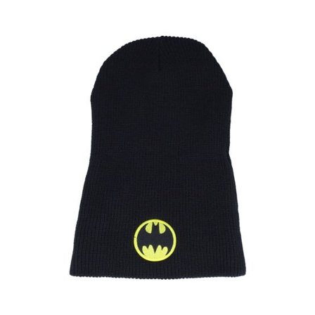 Difuzed - Svart Beanie - Batman Slouchy Long Beanie @ Hatstore