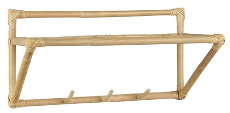 Ib Laursen Hylle Rattan 3-knagger 25x49