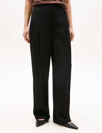 Tommy Hilfiger Vis Twill Rlxd Straight Pants - Black - 38