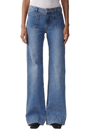 Jeanerica St Monica Low Jeans Dam Blå W30/L34
