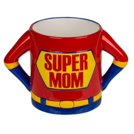 Out of the Blue Stoneware Mug - Super Mom