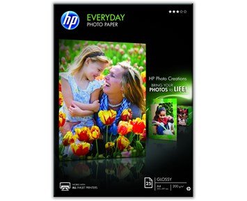 HP-A4 Everyday glättat fotopapper-Glanset fotopapir A4-Printing ink, toner & paper-Papir