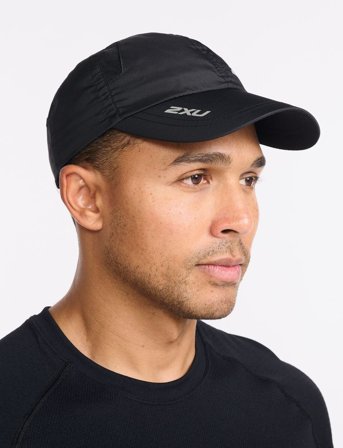 2XU Run Cap - Black - ONE SIZE