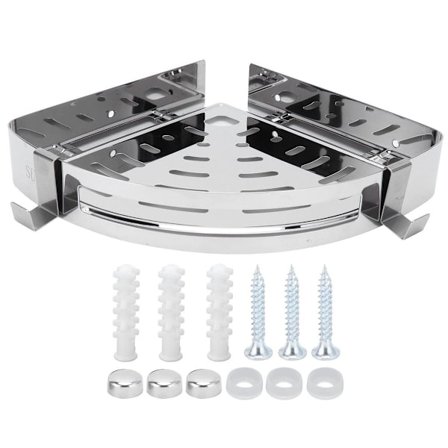 Kulmahylly 304 ruostumaton teräs suihkuhylly seinälle KLB