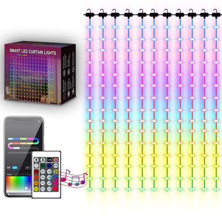 LED-lyskæde til udendørs brug til jul, 7,5 meter lang, med 25 farvede LED-lamper.