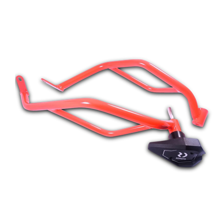 Défenses Moteur RDMOTO Rouges - Yamaha FZ-09 2017-2017