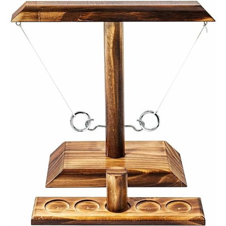 Ideal Swan Hooks Ring Toss Game Hook och Shot Ladder Ring Shot Game