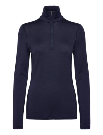 Icebreaker W 260 Tech Ls Half Zip - Navy - S