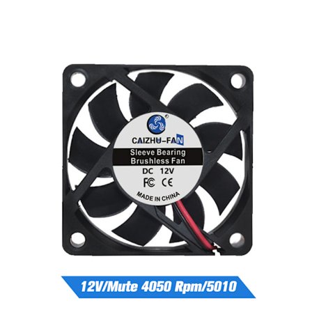 DC5010 5012 jäähdytystuuletin 5 V 12 V 24 V CPU jäähdyttimen power tuuletin