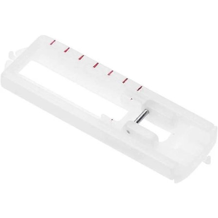 /EA/Pressarfot för 4-stegs knapphål med ögla i plast för Singer, Alfa, Janome, Elna, Juki, Brother, AEG hushållssymaskiner med låg skaft (snäppfäste)