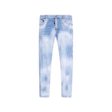 Dsquared2 Twist Jeans , Blauw , Heren , Maat: S