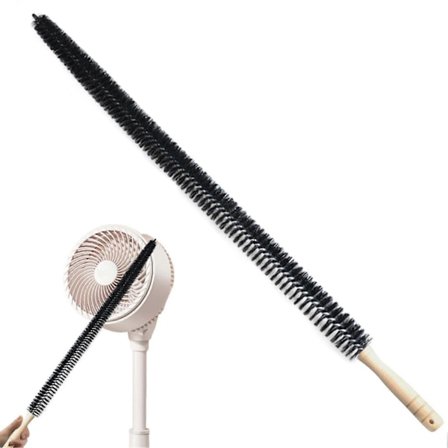 Tørretrørsbørste til rengøring af tørretumblerens udluftningskanal, kompatibel med husholdningsbrug, fleksibelt stangdesign, kompatibel med de fleste 