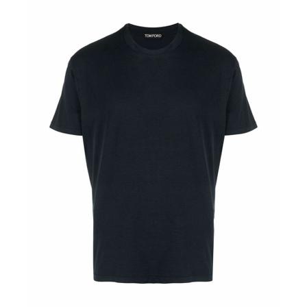 Tom Ford T-Shirts , Blauw , Heren , Maat: S