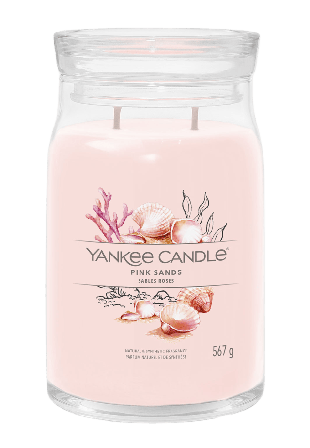 Yankee Candle Signature Large Jar Pink Sands Ljus & ljusstakar Rosa 568 g
