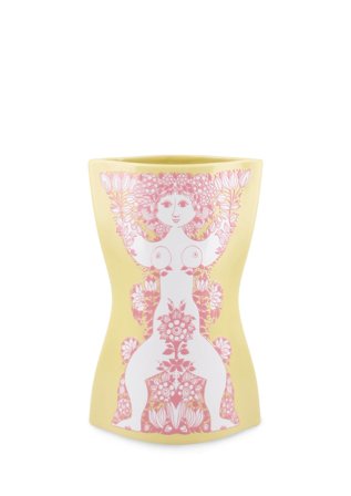 Bjørn Wiinblad Nina Vase Gul H22