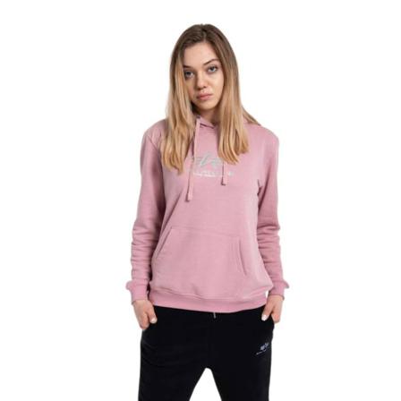 Alpha Industries New Basic Hoodie Foil Print 196032Fp 531 Pink, Dame