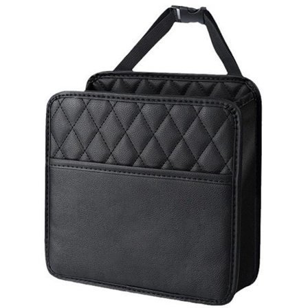Organizer til bagsædet i bilen, Bilorganizer, Hængende bilsædeorganizer, Velegnet til børn og voksne, 25,5*25*9 cm, Sort