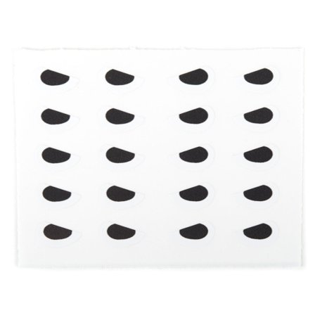 Angry Predator Eyes White 6mm