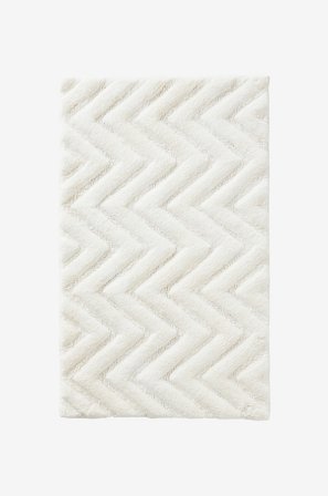 Jotex - Baderomsmatte 50x80 Cm Bomull/Bomull Hvit ARILD - Kjøp Baderomsmatter hos Jotex