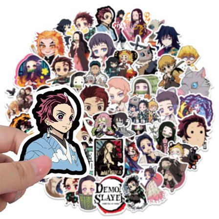 50 stycken Ghost Killing Blade Q Edition Cartoon Personliga G