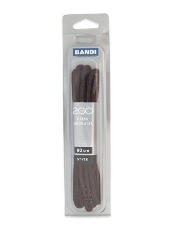 2GO 2Go Shoelace 418 - Brown - 80 cm