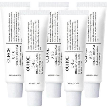 Høykvalitets 345 Relief Cream Daglig Fuktighetskrem for Akne-utsatt Sensitiv Hud Dyp Hydrering Kvise Lindring Anti-Aldring Pleie