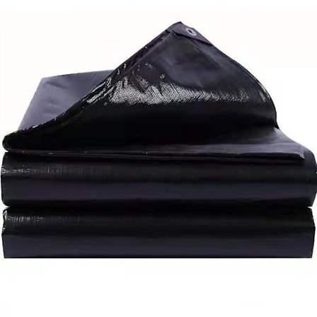 Svart Tung Arbeidsduk - 260GSM, 2m x 3m