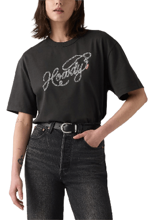 Levi's Graphic Tabor Tee Skjortor Dam Svart M