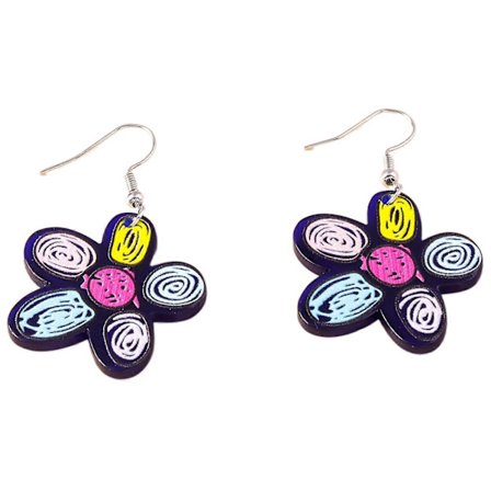 2023 Blomster Charm Øreringe Moderne Øreringe Iøjnefaldende Øretilbehør Chic Ørepynt til Kvinder Damer Piger