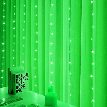 6x3M Nyttårsgardin LED-gardin på vinduet USB-lyslenke med fjernkontroll LED-lys Juledekorasjon