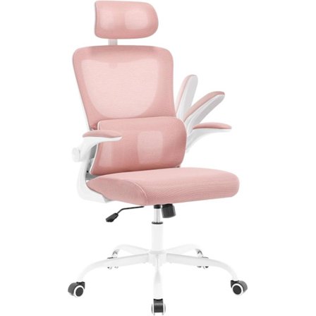 Rootz Ergonominen toimistotuoli - Mesh-kääntötuoli - Tietokonetuoli - Ristiseläntuki - Säädettävä niskatuki - 62cm x 116-123,5cm x 69,5cm