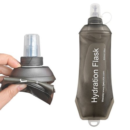 500ml Vattenflaska - Vikbar TPU Mjuk Vattenflaska