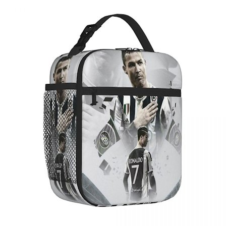 Cristiano Ronaldo Cr7 Isoleret Madpakke Køletaske Madkasse Isoleret Madkasse Madtaske til Kvinder Børn Skole - Perfekt