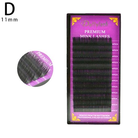 Blandade Mink Individuella Lösögonfransar Fake Lash Semi Perman