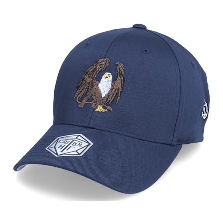 Critiql Hit - Blå flexfit Keps - Royal Griffin D20 Navy Flexfit @ Hatstore