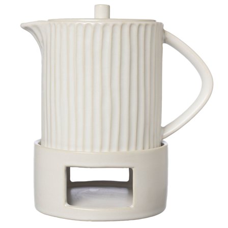 Ernst Gløggkande med varmer 90 cl, naturhvid | KitchenOne