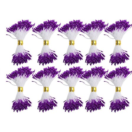 900 kpl Kukan Heteen Violetti Kipsi Keinotekoinen Kimppu Sisustus Käsintehdyt Askartelutarvikkeet (1mm(#2) )