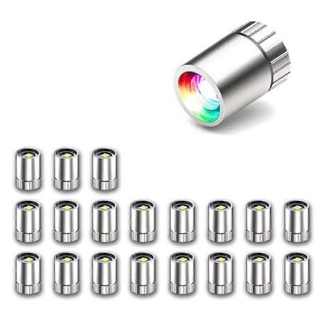 20 stk. Miniatur LED-lamper, Små lamper til håndværk, Miniatur lamper batteridrevne, Lamper (Multifarvet skift)