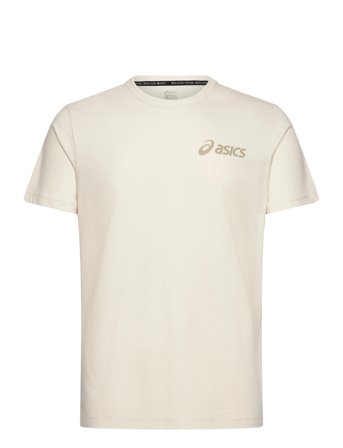 Asics Asics Chest Logo Ss Tee - Cream - S
