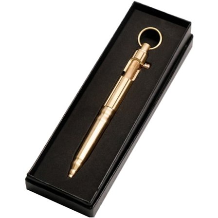 Praktisk Bolt Action Type Retro Kulspetspenna Skrivverktyg Unika designpresenter